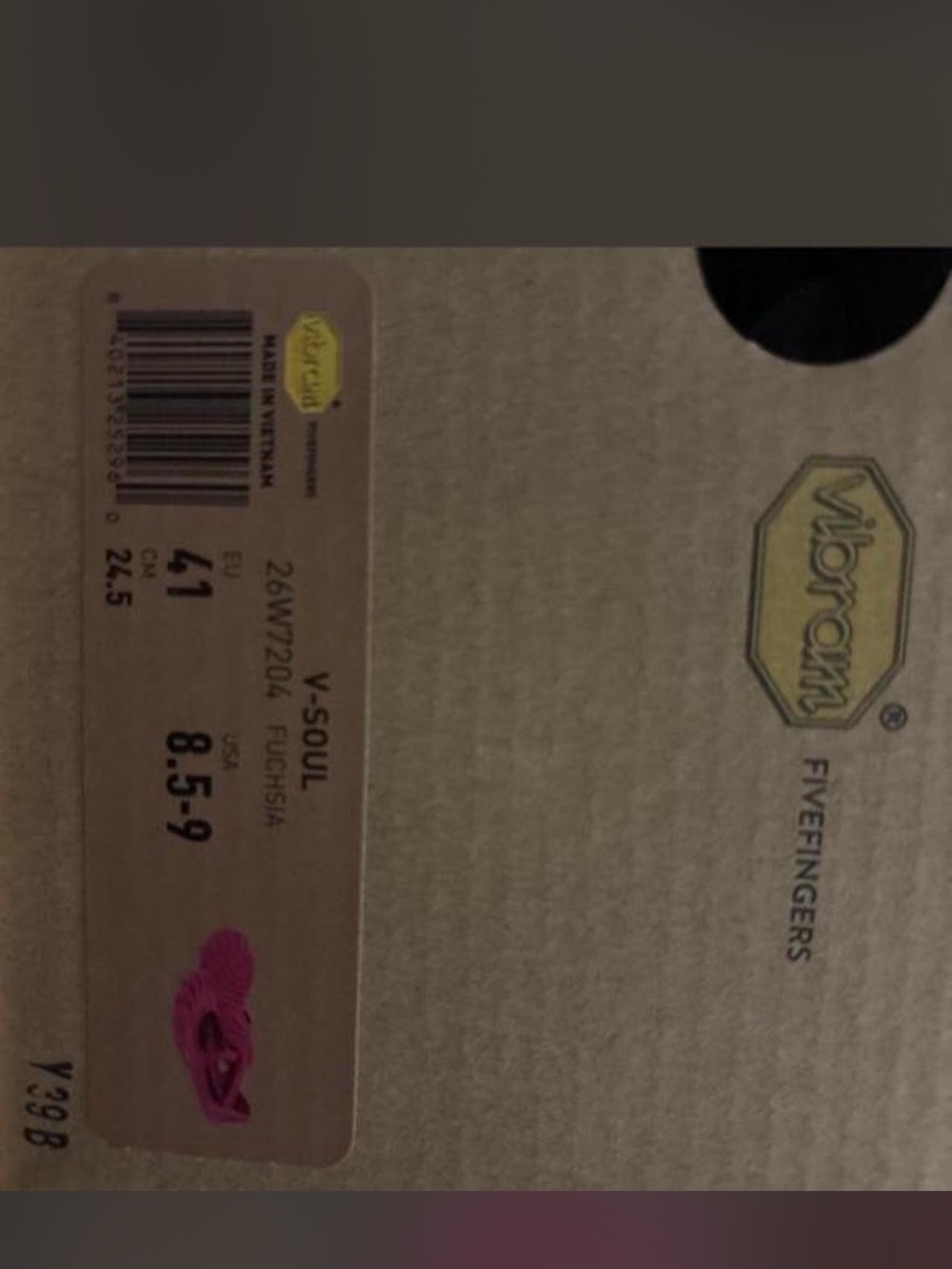 Vibram Women's Hot Pink FiveFingers Toe Sandals - Picture 2 of 2